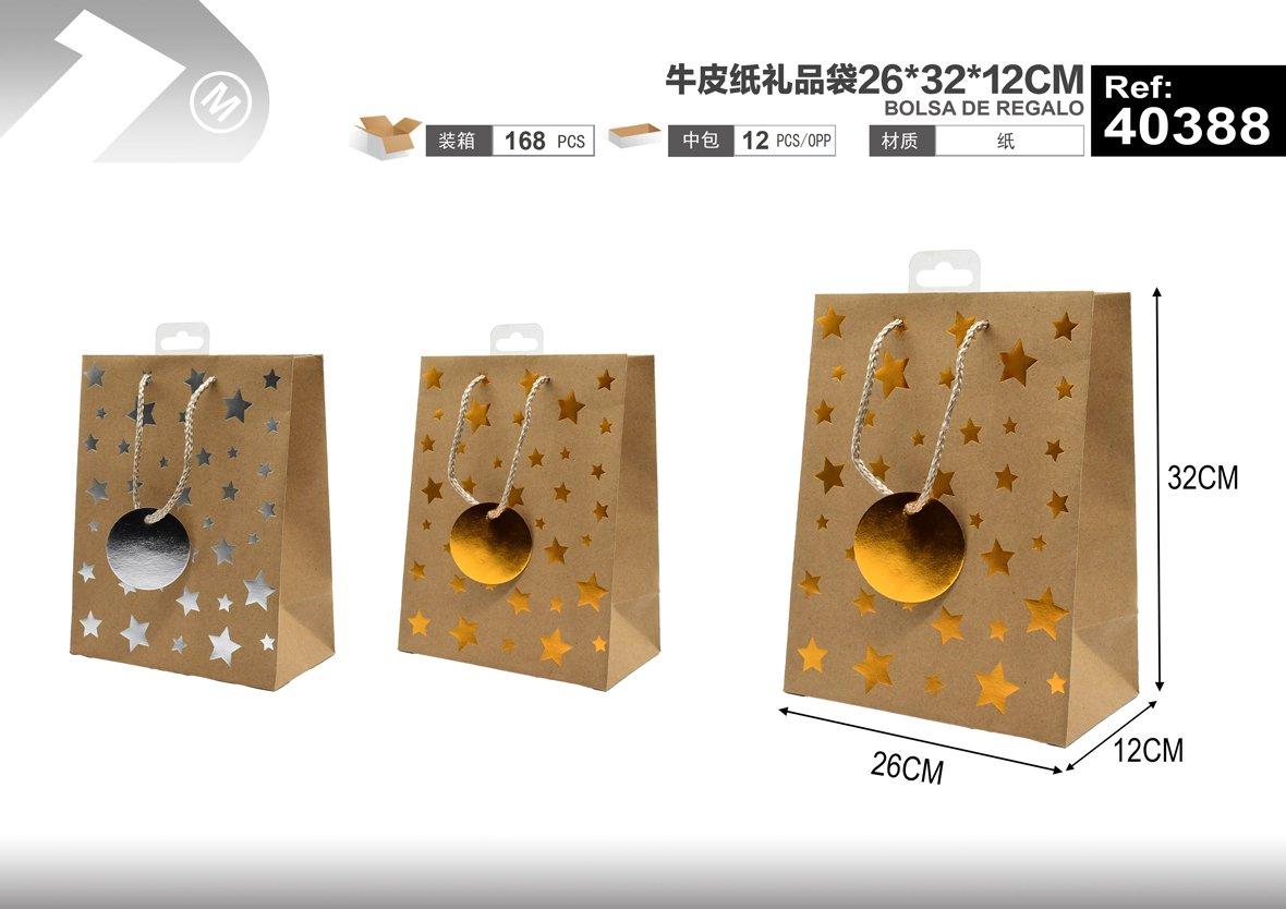 Bolsas de regalo, 26 × 32 × 12 cm, modelo 40388