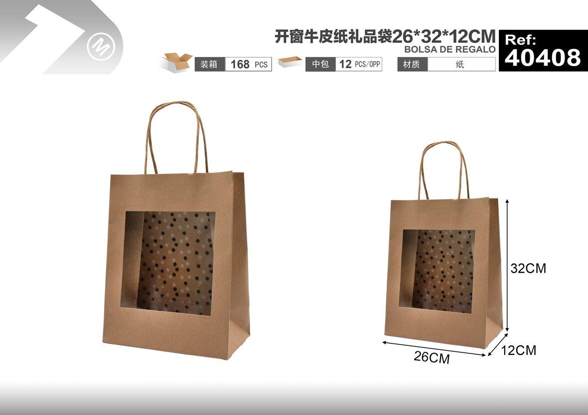Bolsas de regalo, 26 × 32 × 12 cm, modelo 40408