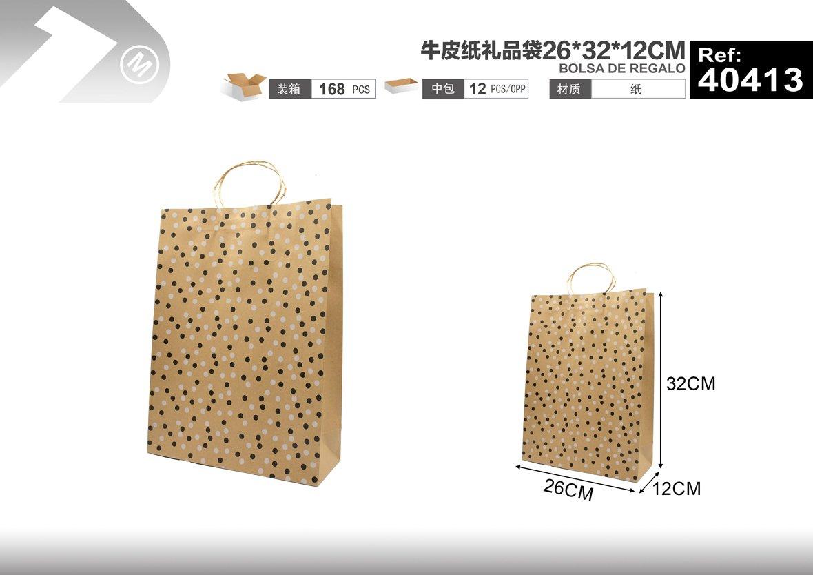 Bolsas de regalo, 26 × 32 × 12 cm, modelo 40413