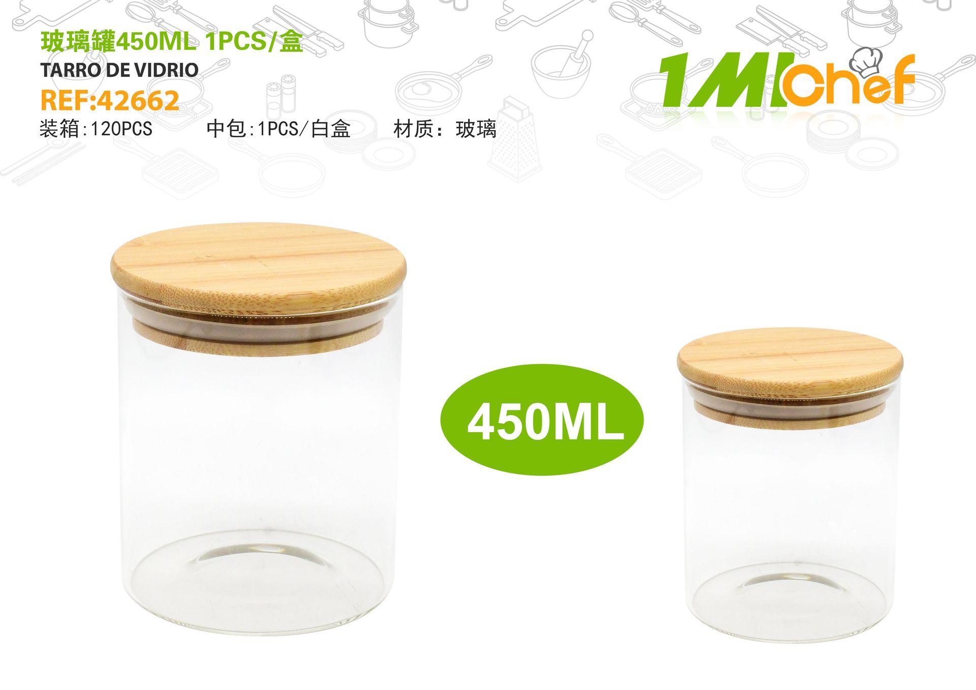 Frasco hermético, 450 ml, 1 pieza, ref. 42662