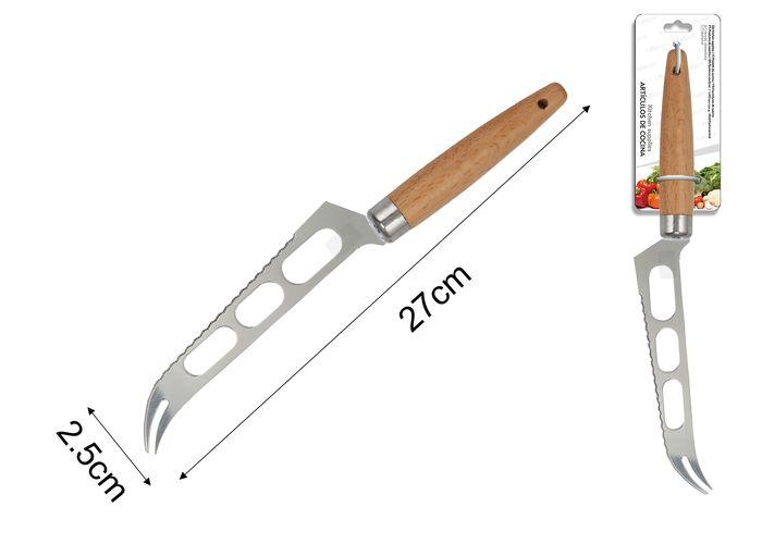 Cuchillo para queso, 27 × 2,5 cm, ref. 43994