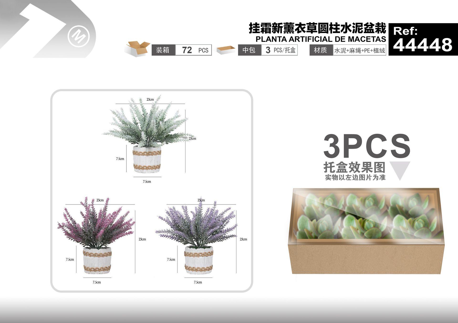 Plantas y césped decorativos, 23 cm, modelo 44448