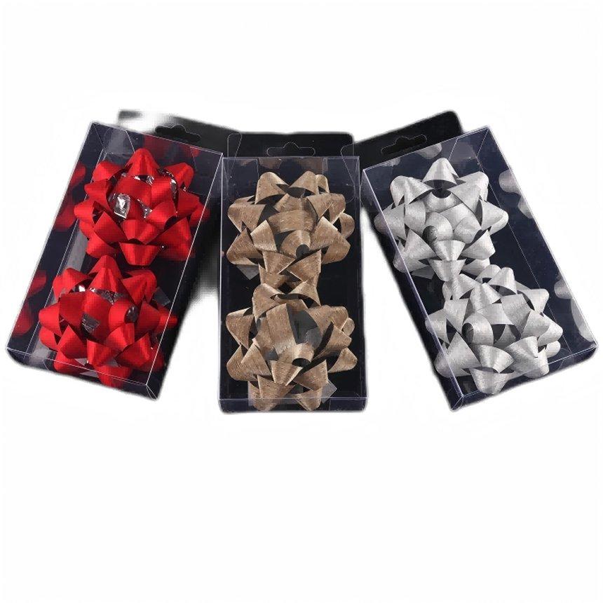 Flor estrella hecha a mano, 10 cm, 2 piezas, modelo 45490
