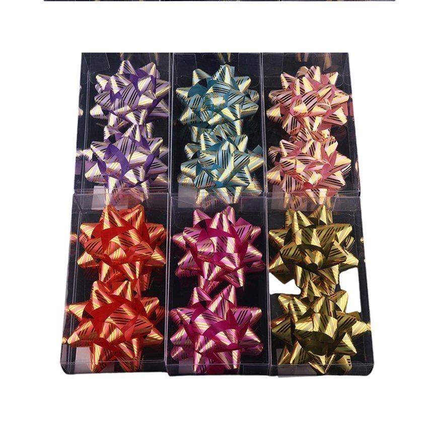 Flor estrella hecha a mano, 10 cm, 2 piezas, modelo 45492