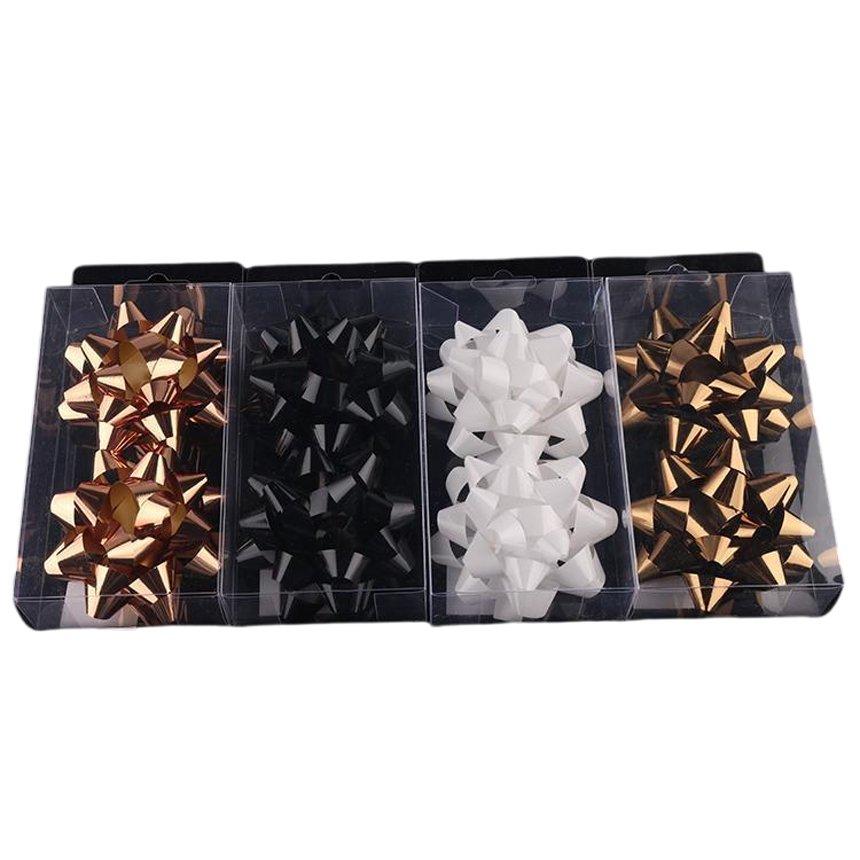Flor estrella hecha a mano, 10 cm, 2 piezas, modelo 45496