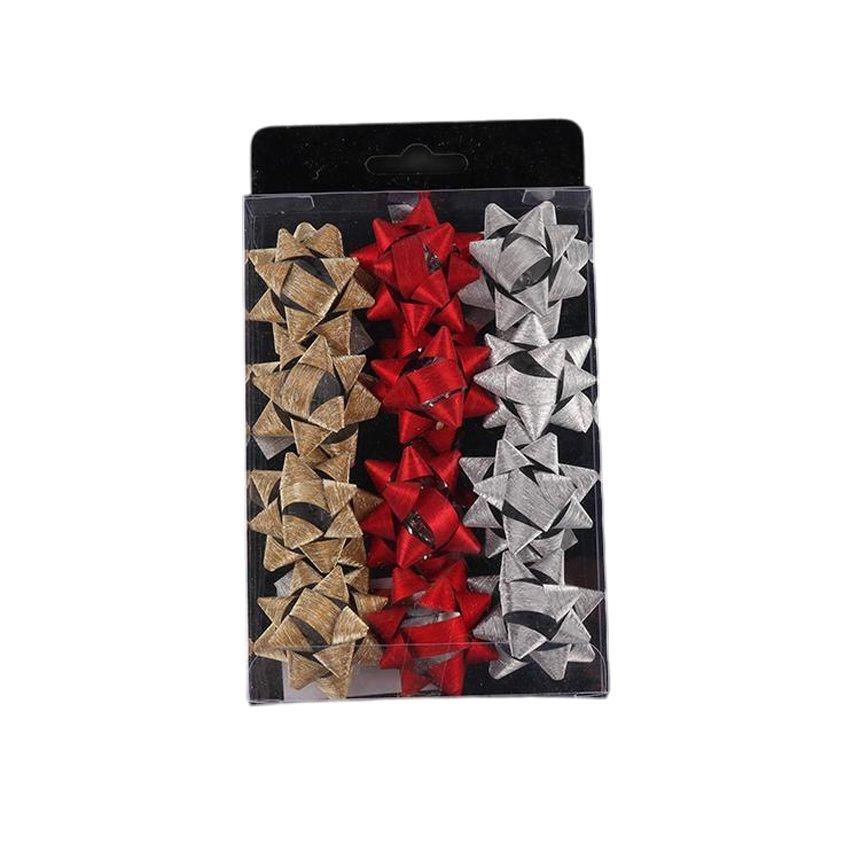 Flor estrella hecha a mano, 3,8 cm, 12 piezas, modelo 45516