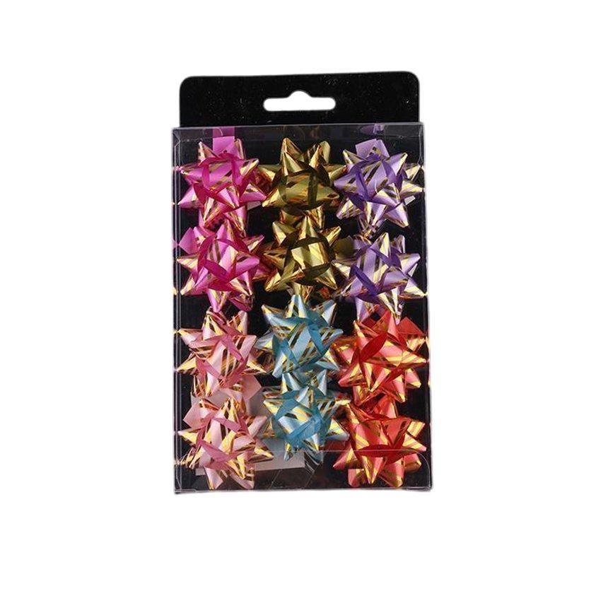Flor estrella hecha a mano, 3,8 cm, 12 piezas, modelo 45518