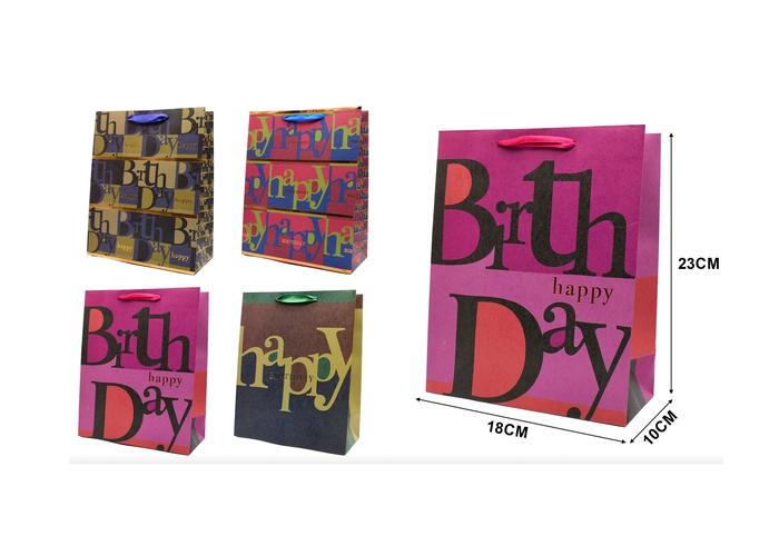 Bolsas de regalo, 18 × 23 × 10 cm, color blanco, modelo 46700