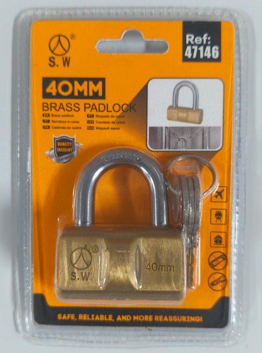 Candados de cobre, 40 mm, ref. 47146
