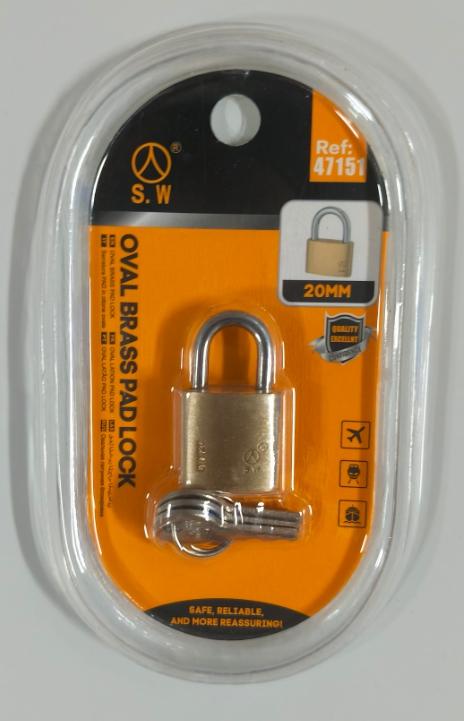 Candados de cobre, 20 mm, ref. 47151