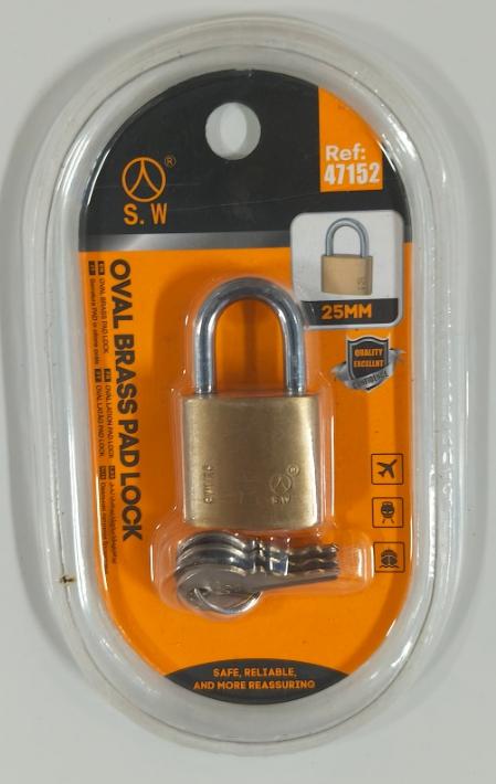 Candados de cobre, 25 mm, ref. 47152