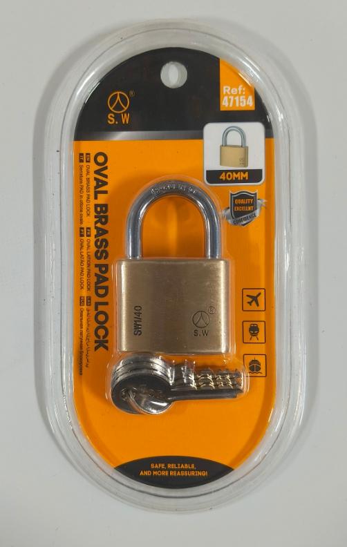 Candados de cobre, 40 mm, ref. 47154