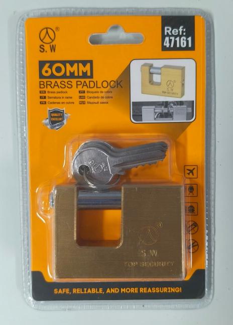Candados de cobre, 60 mm, ref. 47161