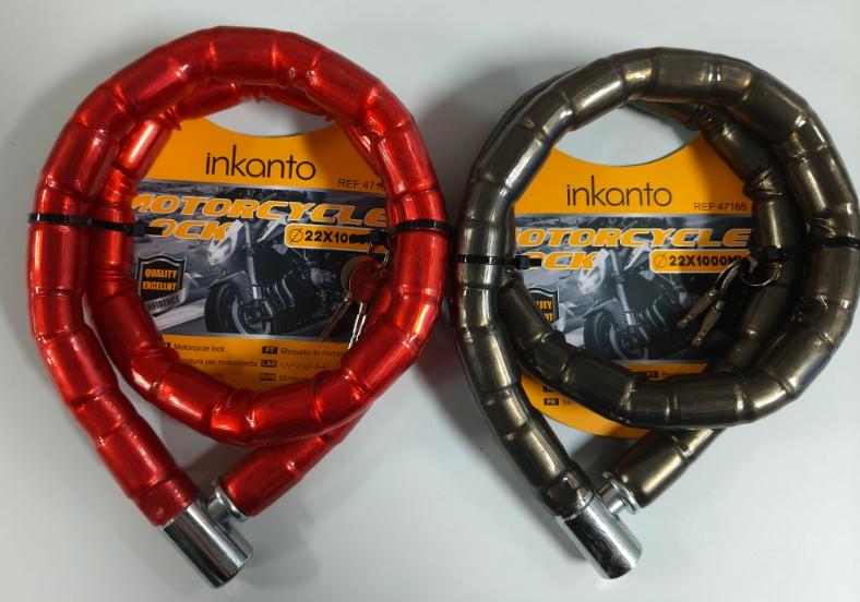 Cable de seguridad de acero trenzado, 22 mm, 100 cm