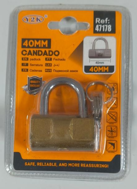 Candados de cobre, 40 mm, ref. 47178