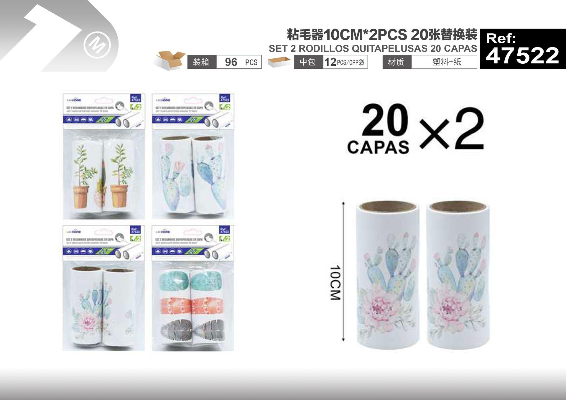 Adhesivos para cabello, 10 cm, 2 piezas, modelo 47522