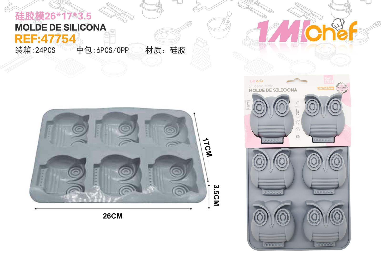 Molde de silicona para pastel, 35 × 16,5 × 1,5 cm