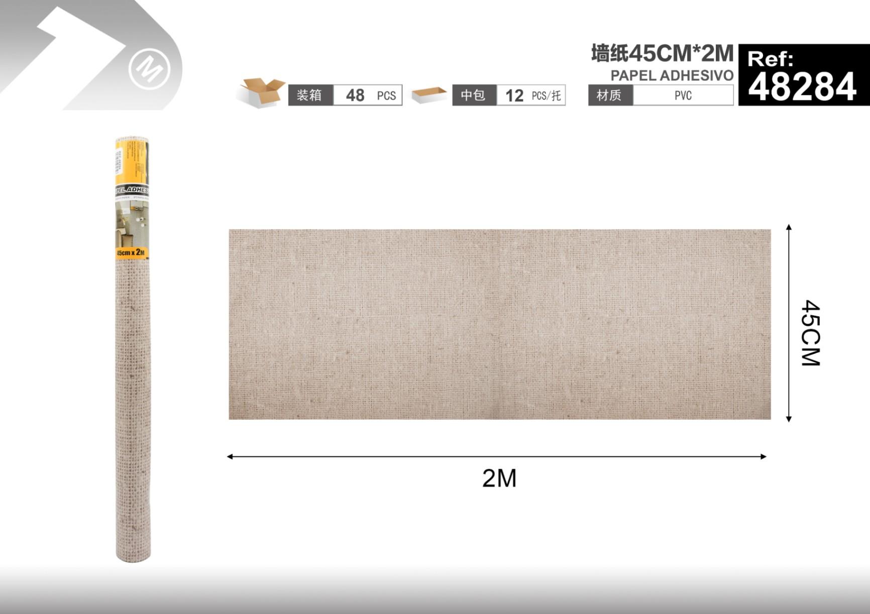 Papel tapiz decorativo, 45 cm, 2 m, modelo 48284