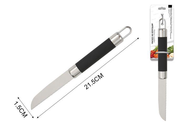 Cuchillo, 21,5 × 1,5 × 2 cm, color negro, ref. 48829