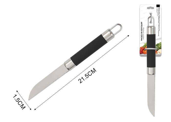 Cuchillo, 21,5 × 1,5 × 2 cm, color negro, ref. 48830