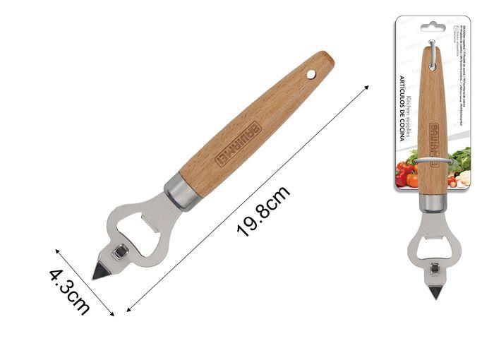 Abridor para botellas de refresco, 19,8 × 4,3 × 2,5 cm