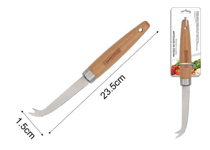 Cuchillo para queso, 23 × 1,5 × 2,5 cm