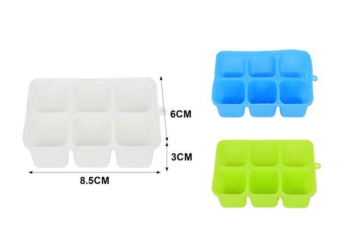 Molde para cubos de hielo, 8,5 × 6 cm