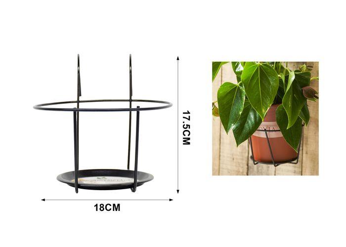 Soporte para plantas, 18 × 17,5 cm
