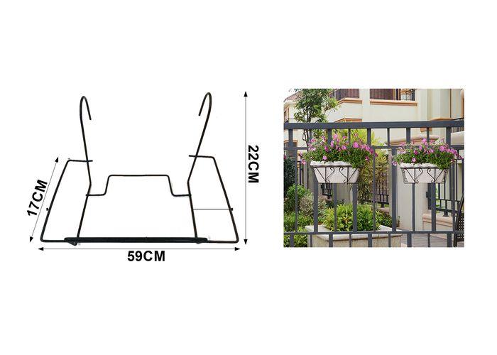 Soporte para plantas, 59 × 17 × 22 cm