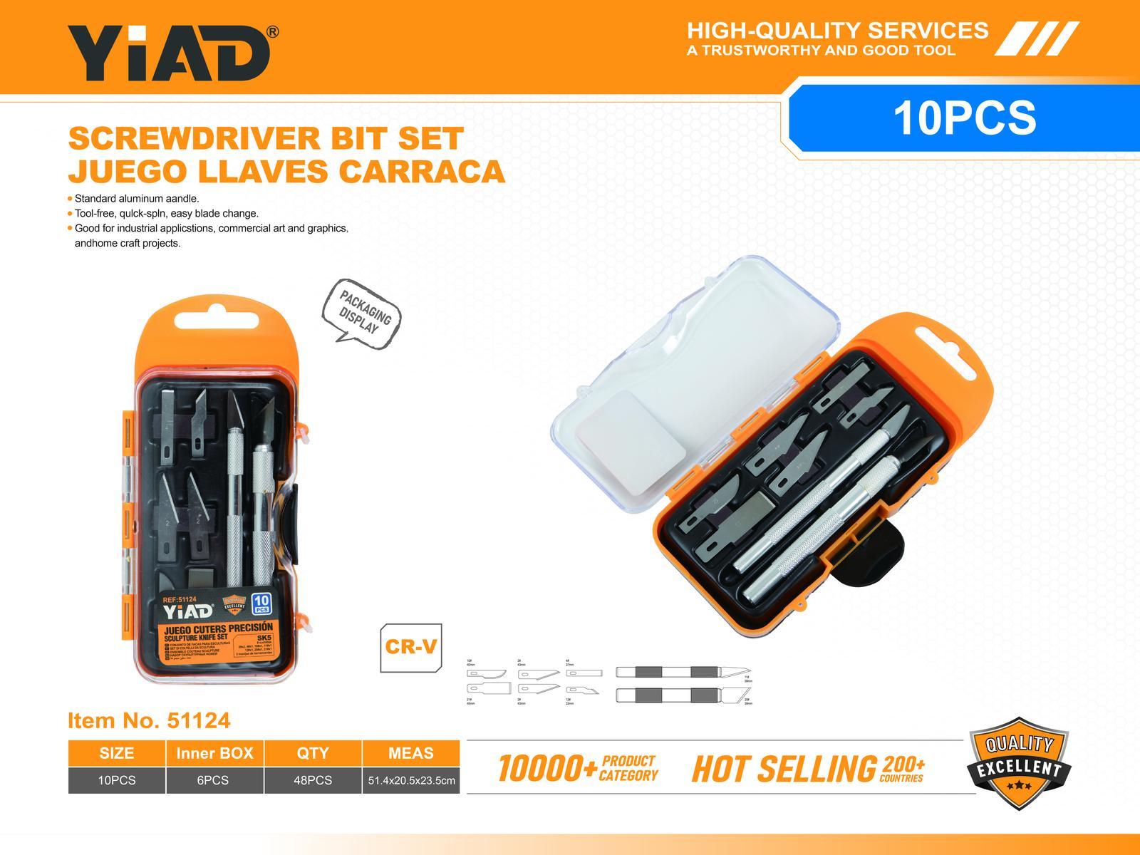 Raspador, 10 piezas