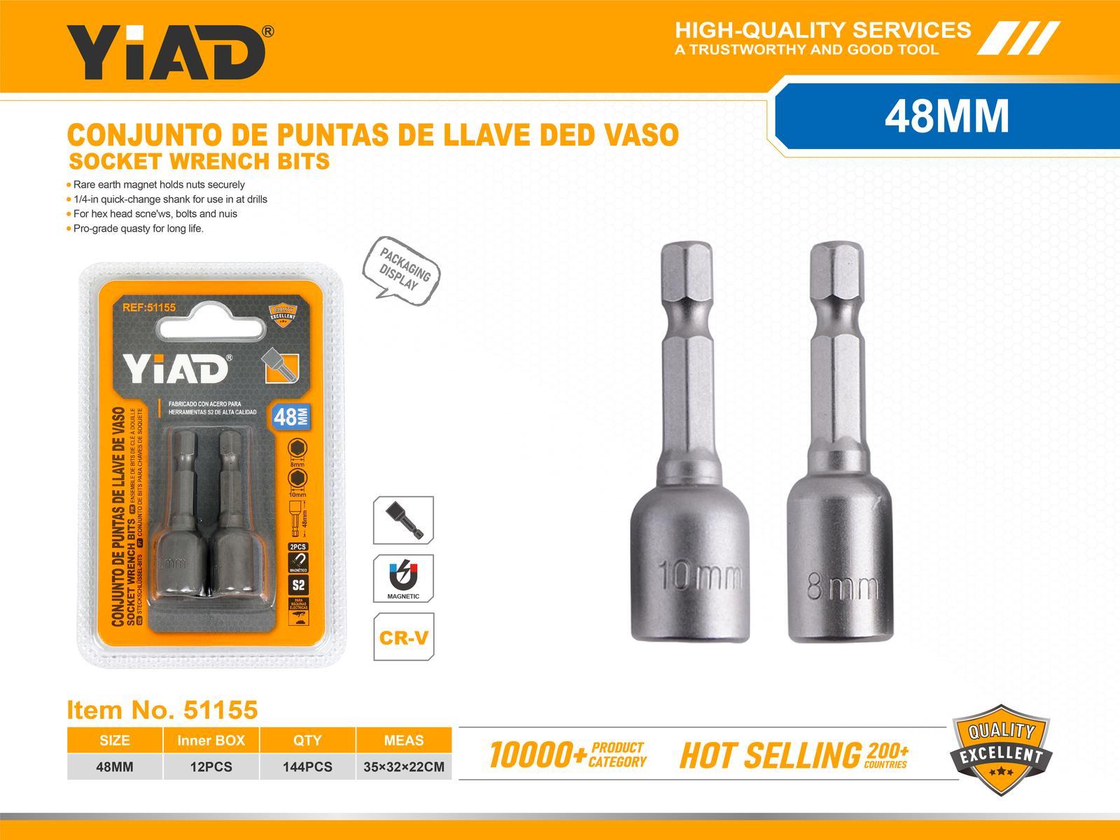 Serie de llaves, 48 mm, 2 piezas, ref. 51155
