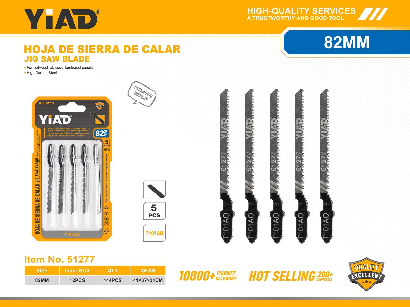 Serie de herramientas de corte, modelo T101A0, 5 piezas