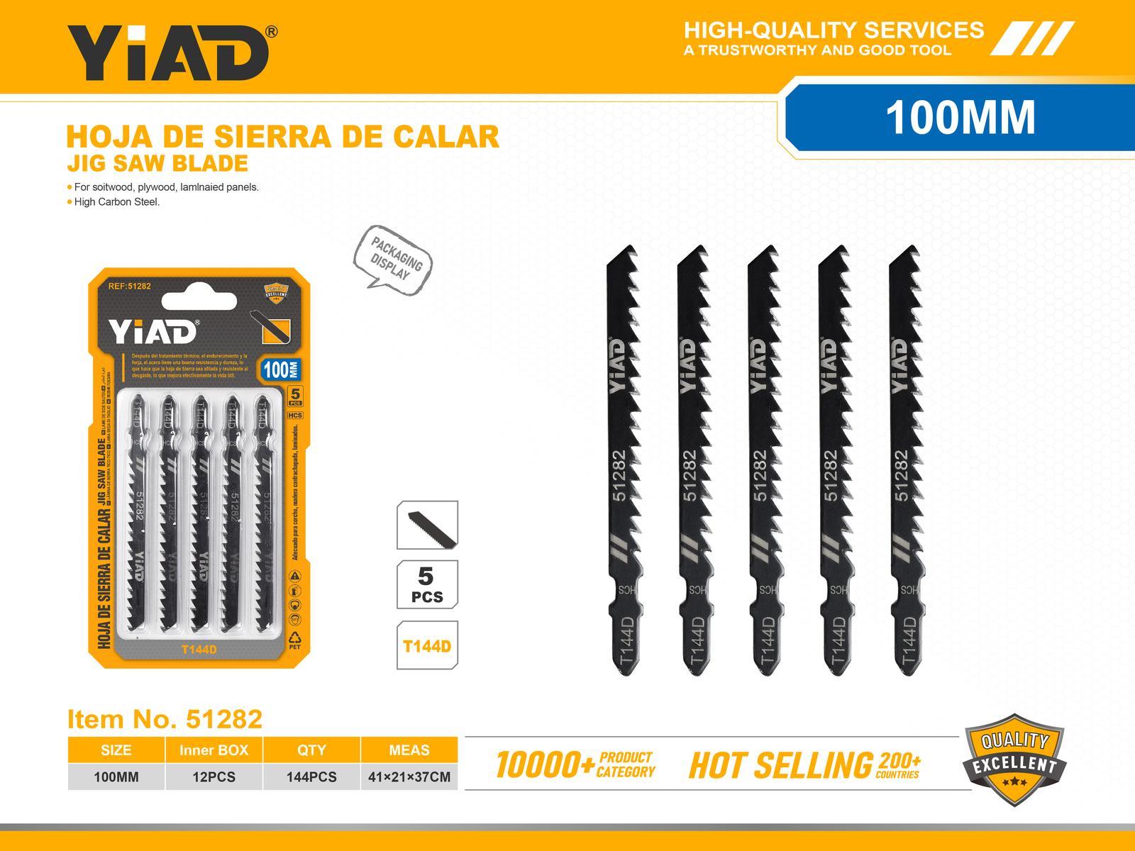 Serie de herramientas de corte, modelo T144D, 5 piezas
