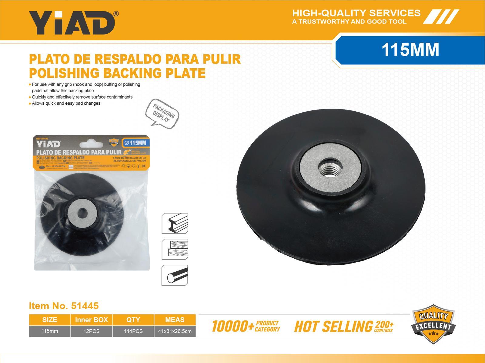 Serie de herramientas de desbaste, 115 mm, ref. 51445