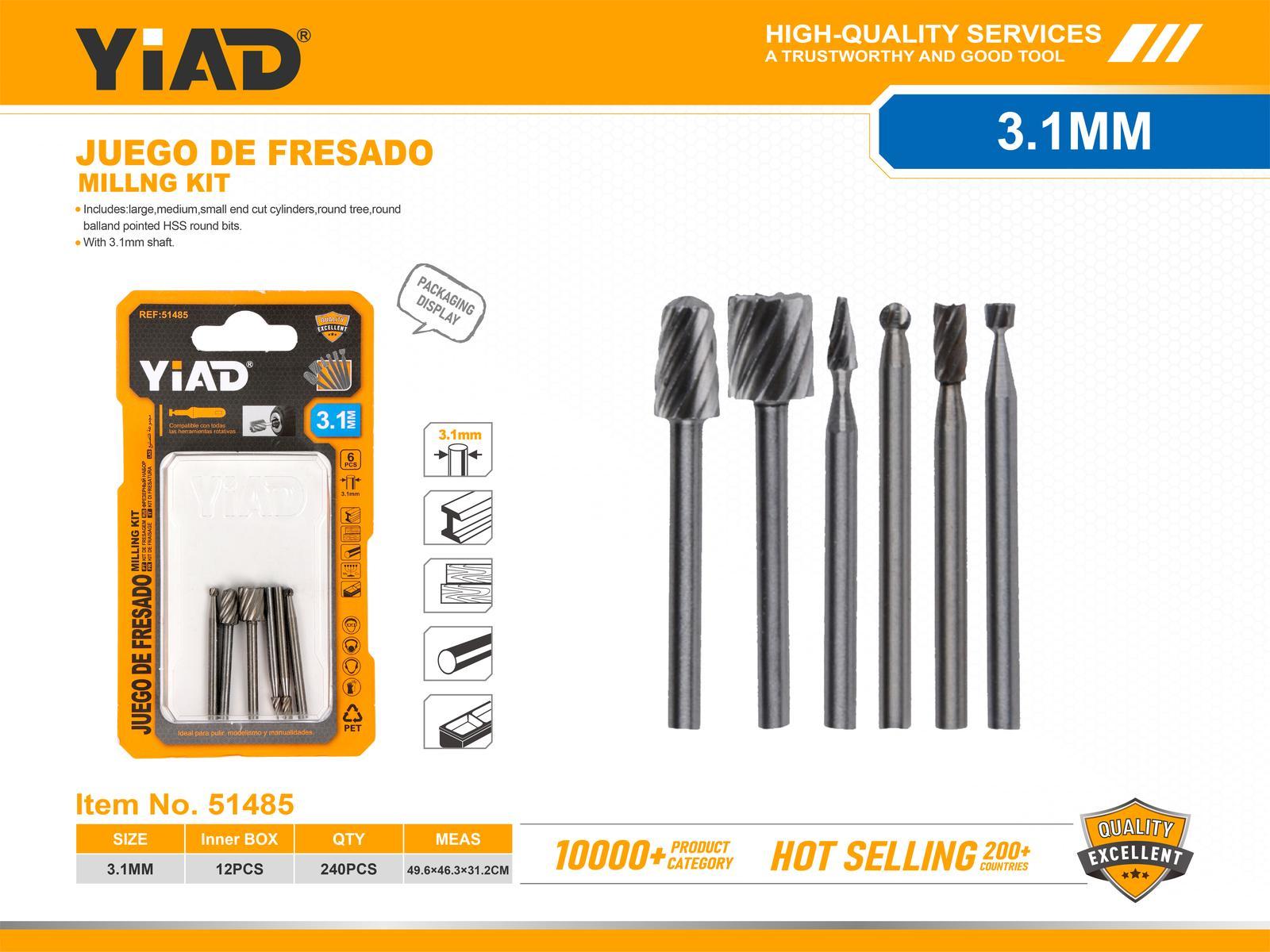 Raspador, 6 piezas
