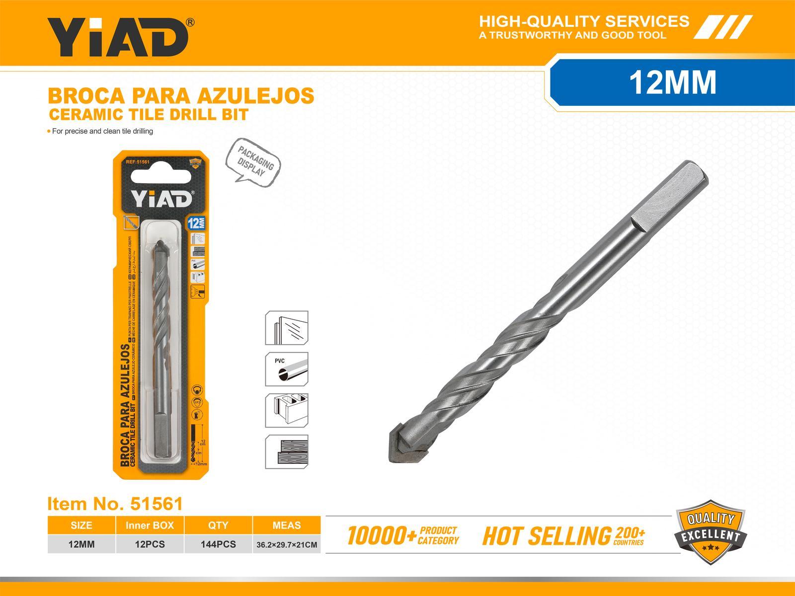 Serie de brocas, 12 mm, ref. 51561