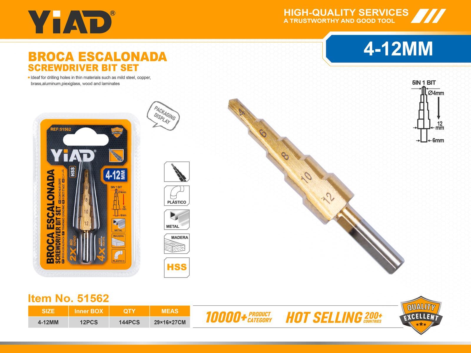 Serie de brocas, ref. 51562