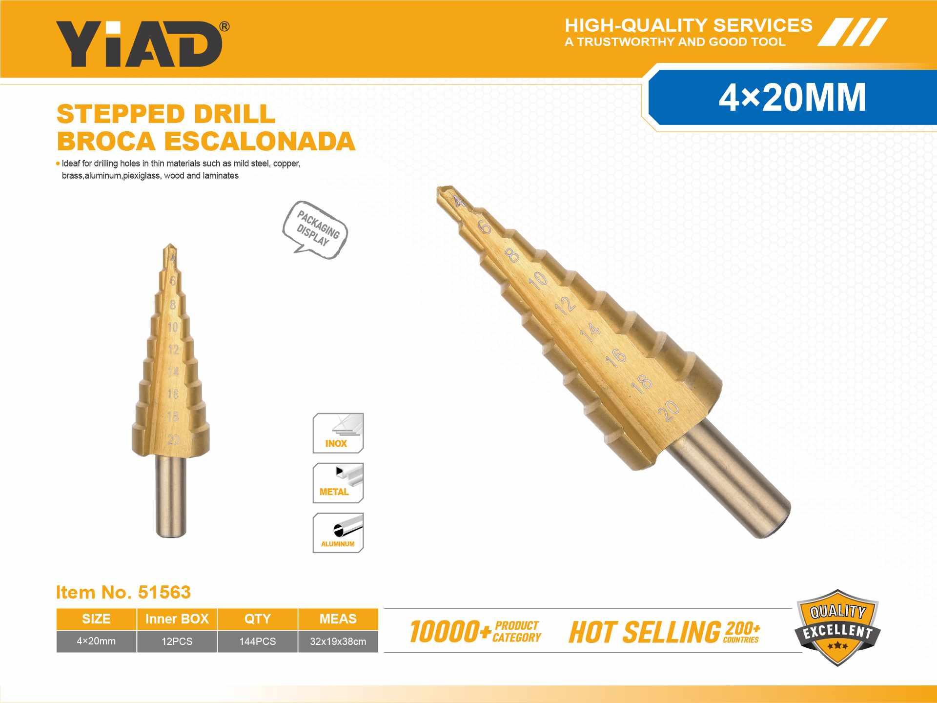 Serie de brocas, ref. 51563