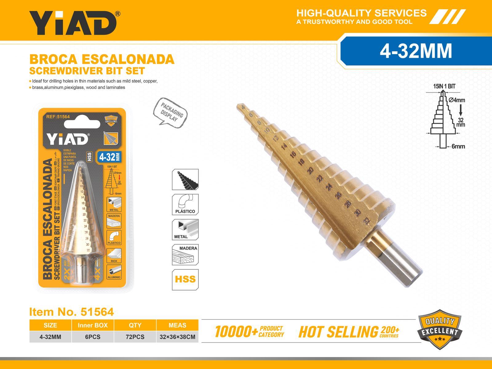 Serie de brocas, ref. 51564