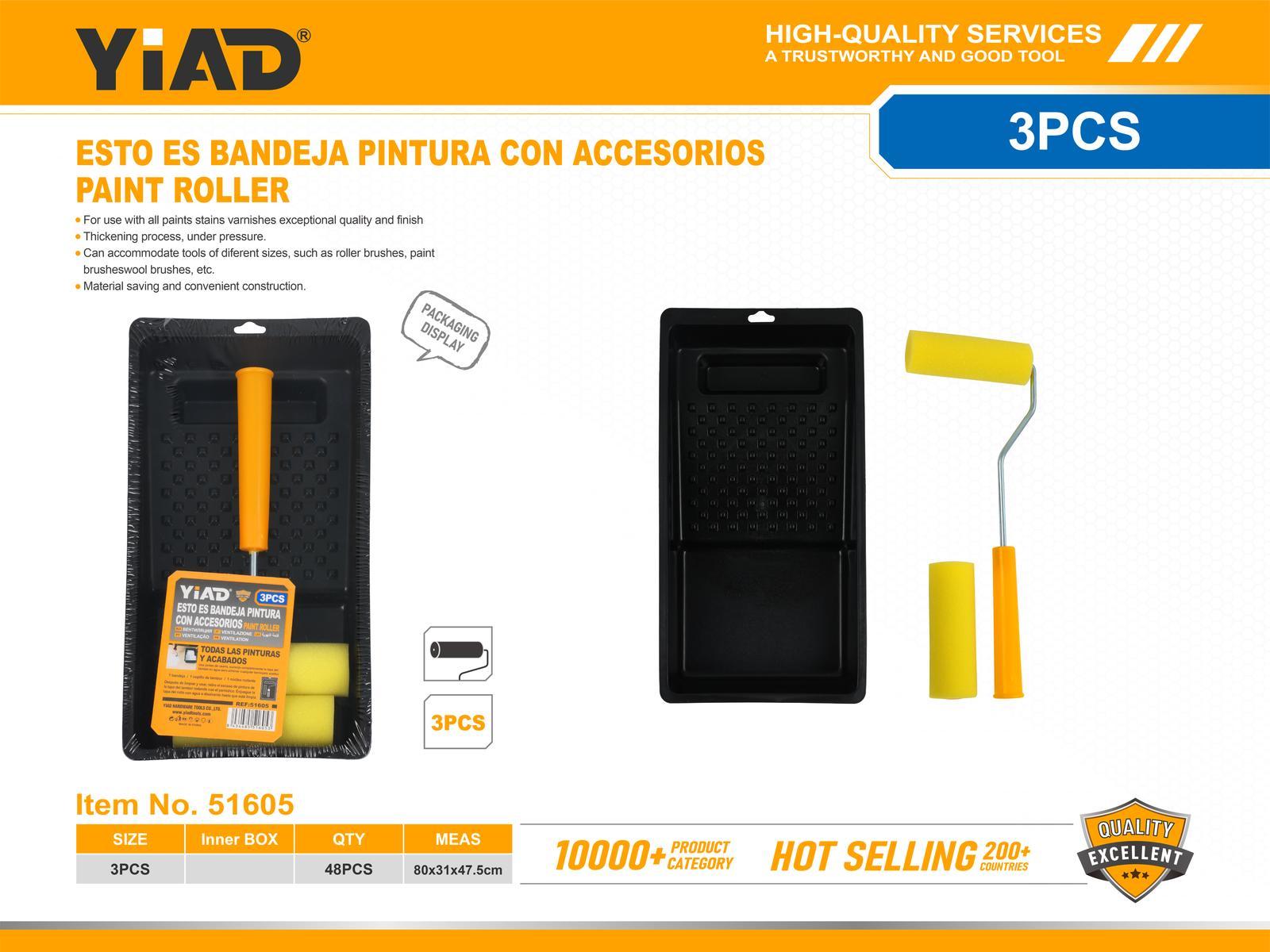 Bandejas para pintura, 3 piezas, ref. 51605