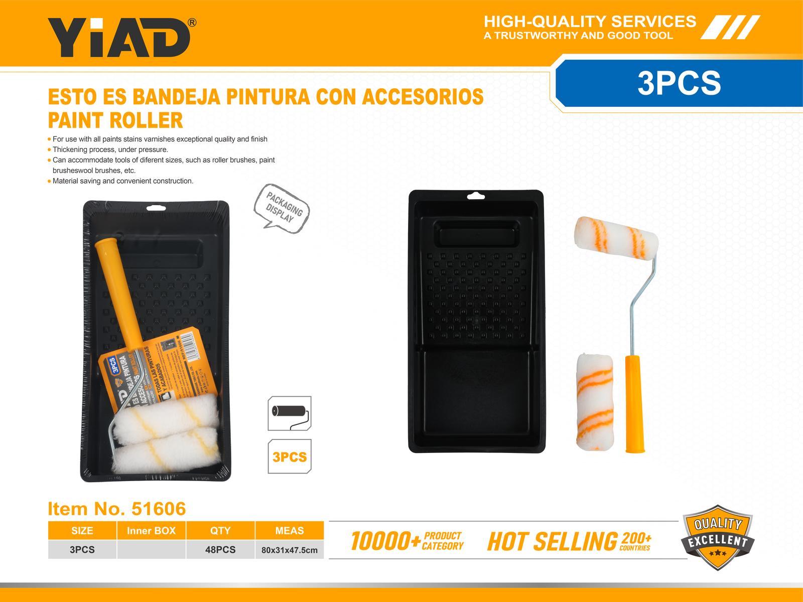 Bandejas para pintura, 3 piezas, ref. 51606