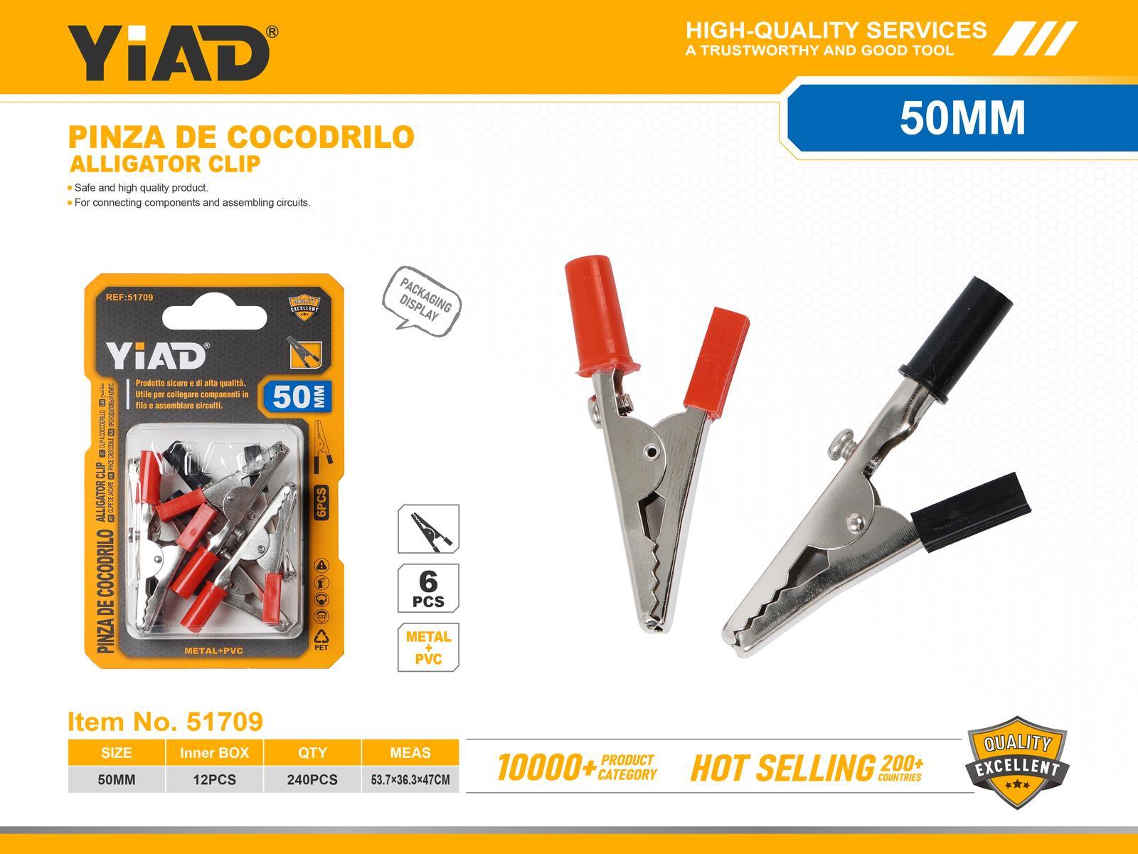 Clips aislantes, 6 piezas, ref. 51709