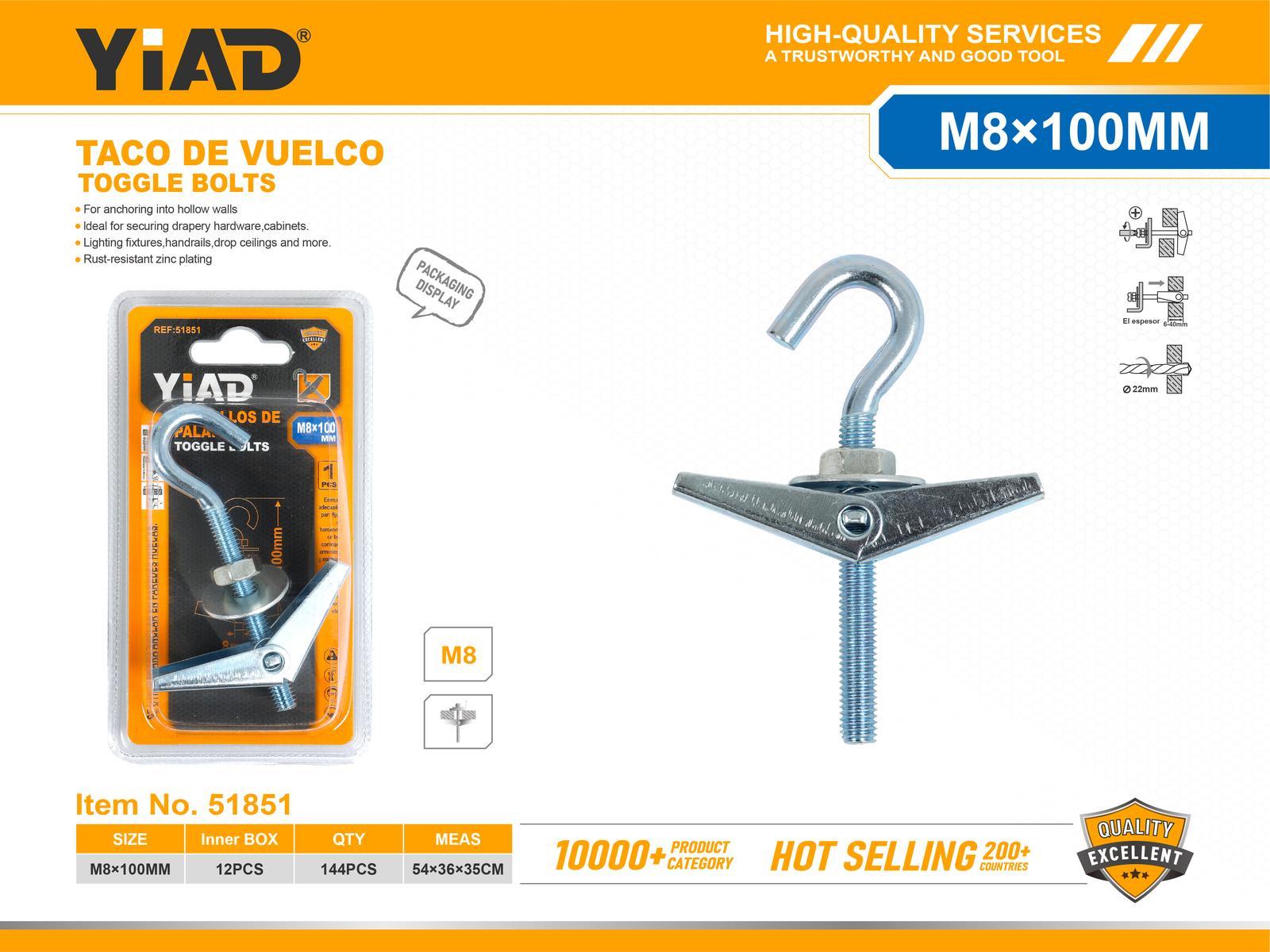 Tornillos especiales, modelo M8, 1 pieza