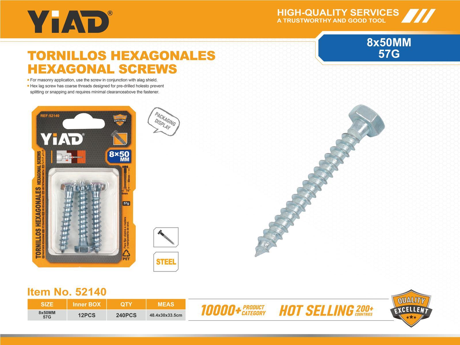 Tornillo, modelo M8, ref. 52140