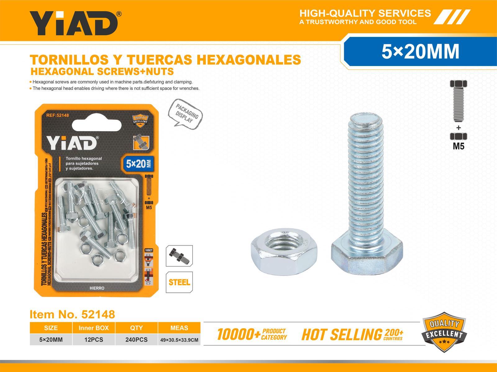 Tornillo, modelo M5, ref. 52148