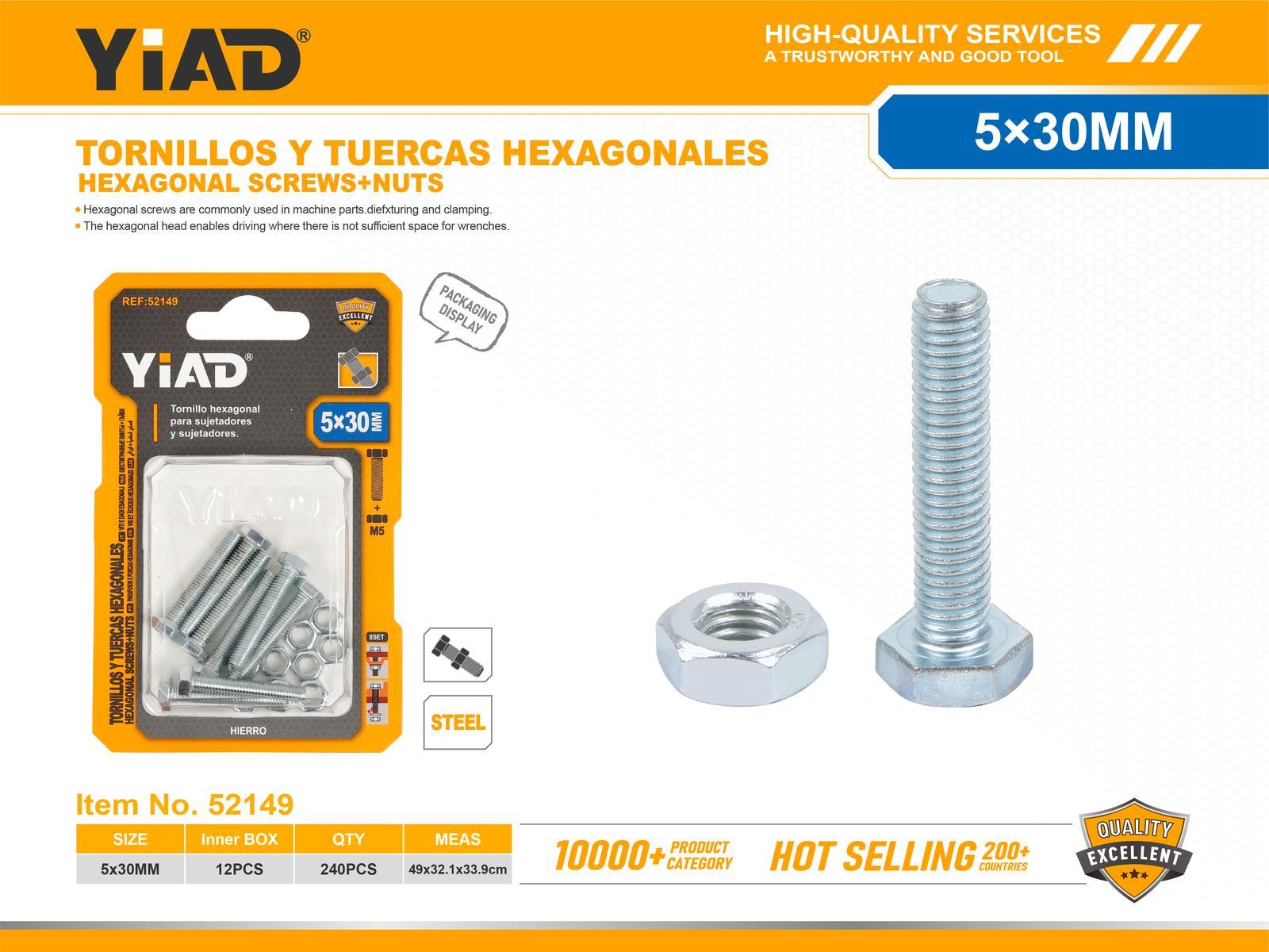 Tornillo, modelo M5, ref. 52149