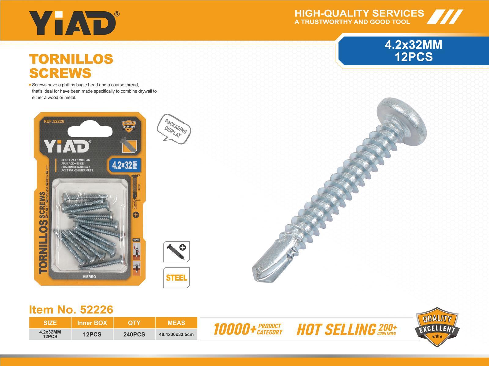 Tornillo, 4,2 × 32