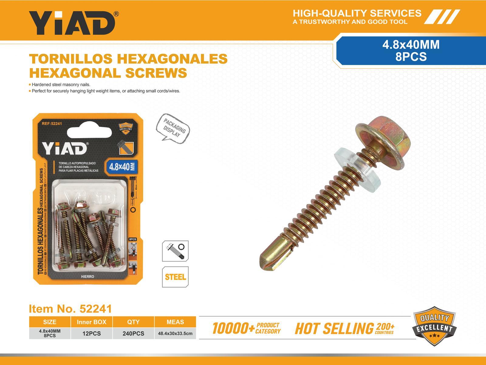 Tornillo, 4,8 × 40