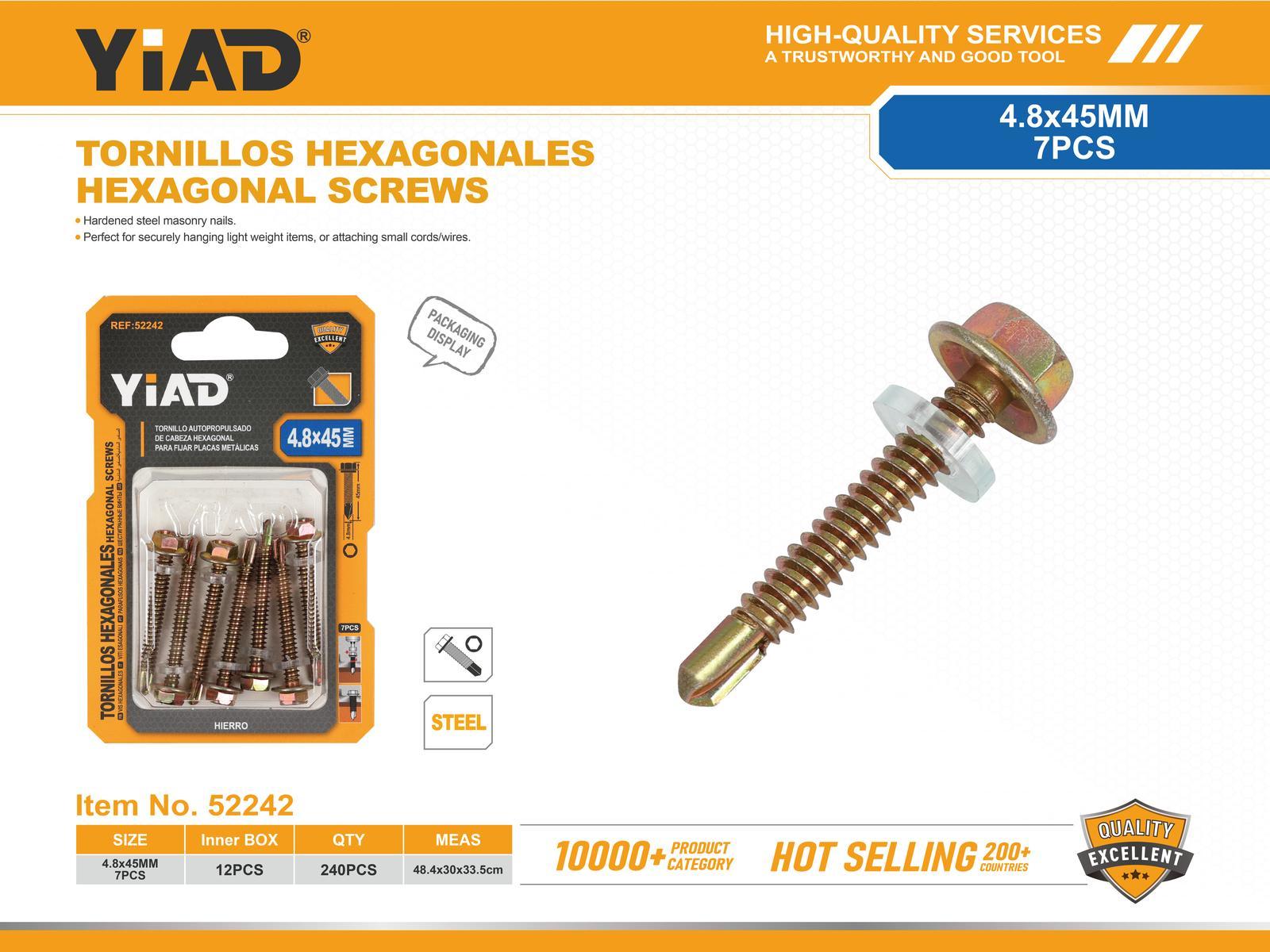 Tornillo, 4,8 × 45