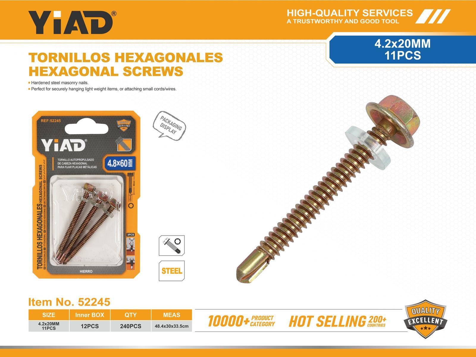 Tornillo, 4,8 × 60, ref. 52245